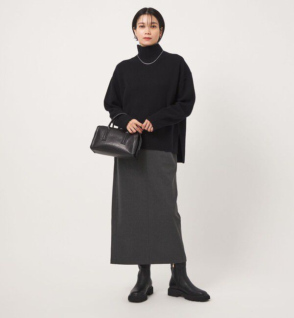UNITED ARROWS green label relaxing「［size SHORTあり］SERENITY ハイネック プルオーバー ニット」|ニット・セーター|