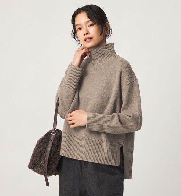 UNITED ARROWS green label relaxing「［size SHORTあり］SERENITY ハイネック プルオーバー ニット」|ニット・セーター|MOCA
