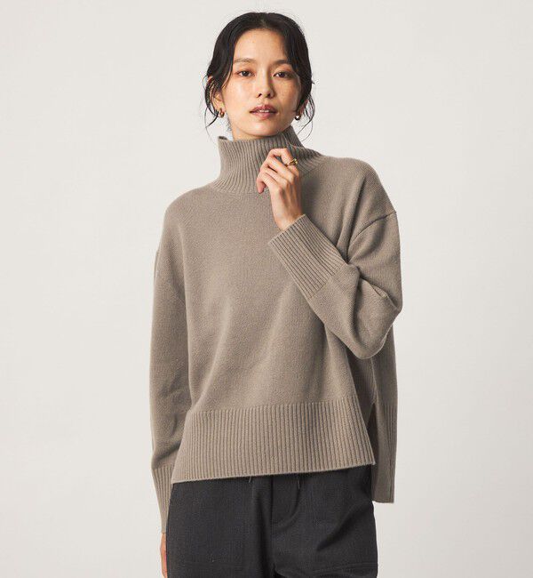 UNITED ARROWS green label relaxing「［size SHORTあり］SERENITY ハイネック プルオーバー ニット」|ニット・セーター|
