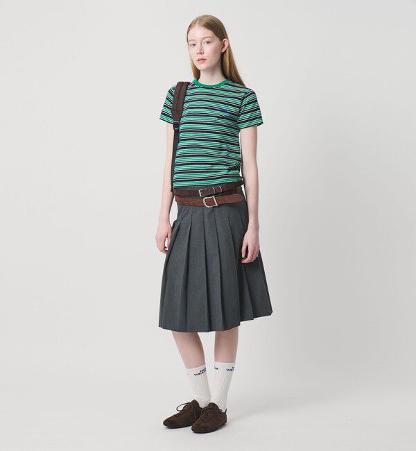 NICE WEATHER「＜NICE WEATHER＞マルチボーダー ショートスリーブ Tシャツ」|Tシャツ・カットソー|