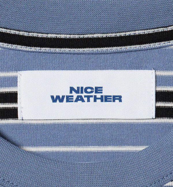 NICE WEATHER「＜NICE WEATHER＞マルチボーダー ショートスリーブ Tシャツ」|Tシャツ・カットソー|