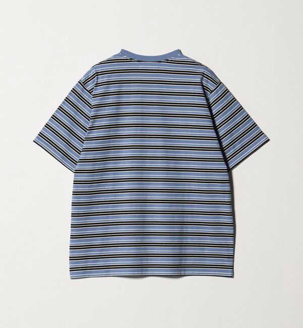 NICE WEATHER「＜NICE WEATHER＞マルチボーダー ショートスリーブ Tシャツ」|Tシャツ・カットソー|
