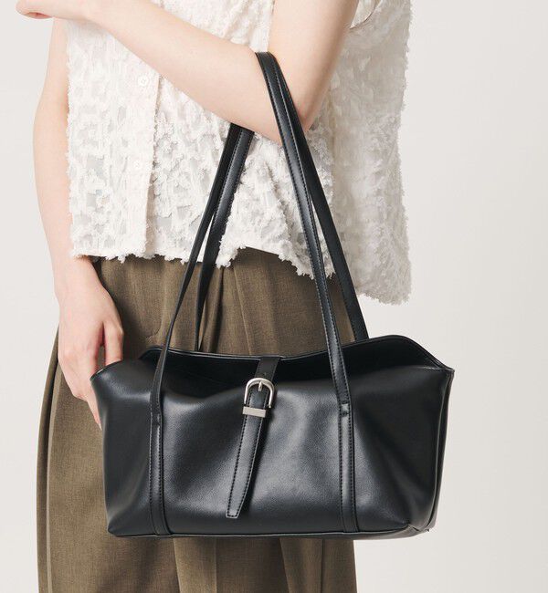 BEAUTY&YOUTH UNITED ARROWS「ベルト フラップ トートバッグ」|トートバッグ|BLACK
