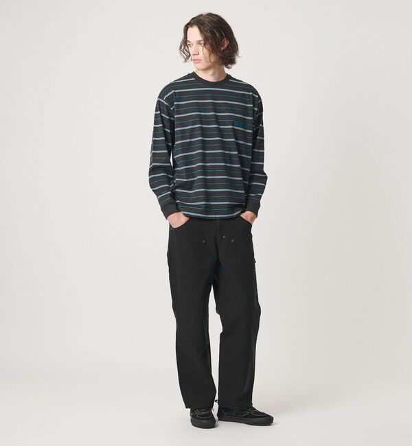 California General Store「＜CGS.＞オーガニック コットン ロングスリーブ ボーダー Tシャツ」|Tシャツ・カットソー|