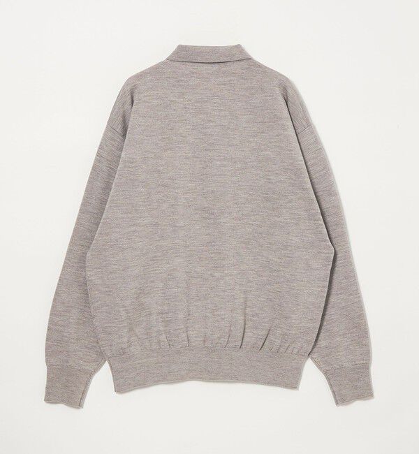 STEVEN ALAN「＜Steven Alan＞ メランジ ウール オープン ニット 2B ポロシャツ」|ニット・セーター|