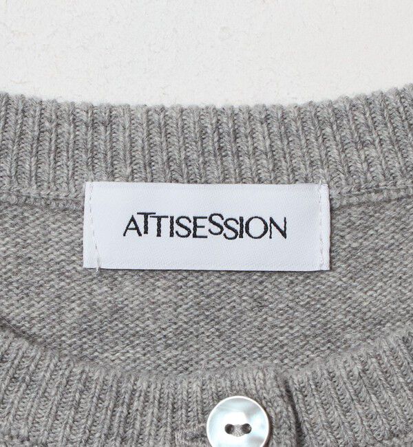 ATTISESSION「＜ATTISESSION＞ニットカーディガン」|カーディガン|