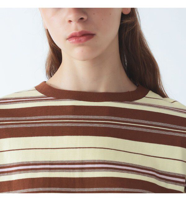 Ray BEAMS 「マルチボーダー ビッグ Tシャツ」|Tシャツ・カットソー|