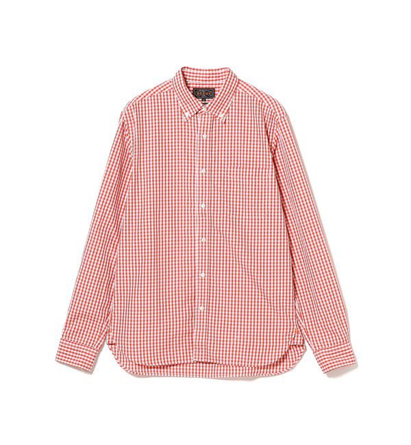 BEAMS PLUS「BEAMS PLUS｜B.D. Gingham Check 100/2 Broad｜カジュアルシャツ｜ ボタンダウンシャツ｜チェック柄」|シャツ・ブラウス|