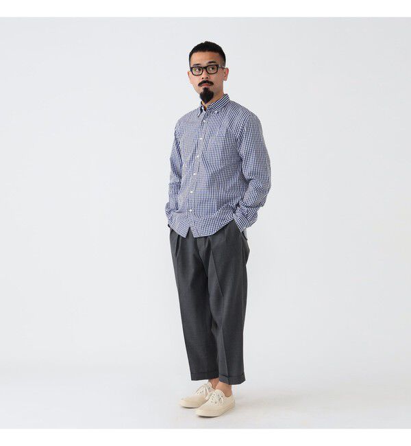 BEAMS PLUS「BEAMS PLUS｜B.D. Gingham Check 100/2 Broad｜カジュアルシャツ｜ ボタンダウンシャツ｜チェック柄」|シャツ・ブラウス|