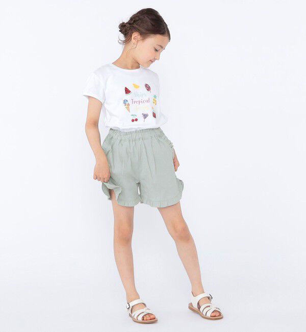 SHIPS KIDS「SHIPS KIDS:100～130cm / サマー モチーフ 半袖 Tシャツ」|Tシャツ・カットソー|
