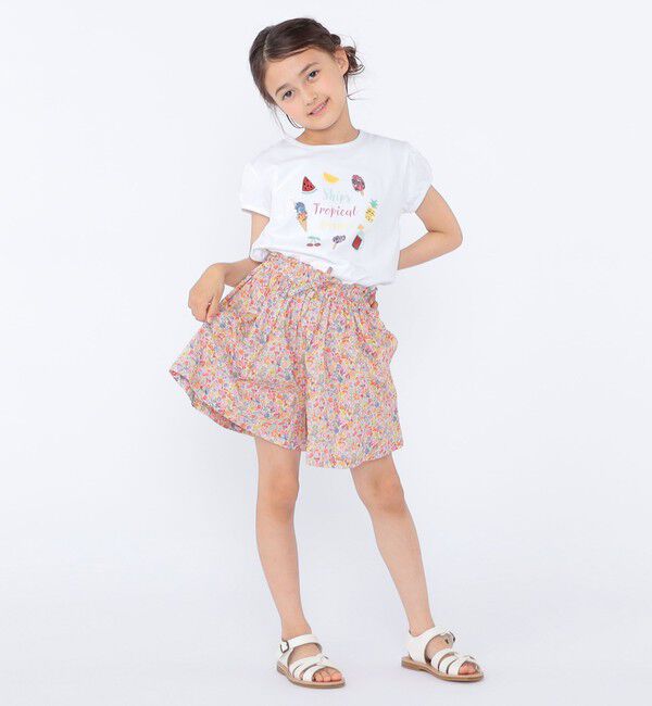 SHIPS KIDS「SHIPS KIDS:100～130cm / サマー モチーフ 半袖 Tシャツ」|Tシャツ・カットソー|