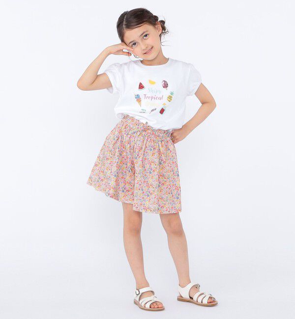 SHIPS KIDS「SHIPS KIDS:100～130cm / サマー モチーフ 半袖 Tシャツ」|Tシャツ・カットソー|