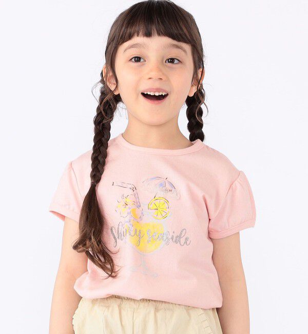 SHIPS KIDS「SHIPS KIDS:100～130cm / サマー モチーフ 半袖 Tシャツ」|Tシャツ・カットソー|