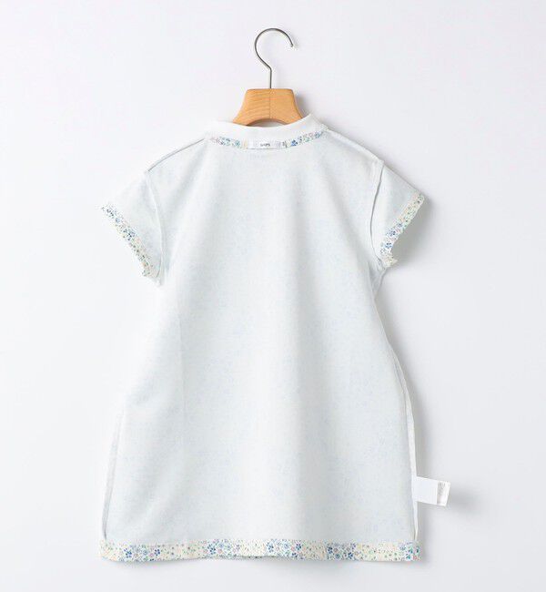 SHIPS KIDS「SHIPS KIDS:100～130cm / フラワー ポロシャツ ワンピース」|ワンピース|