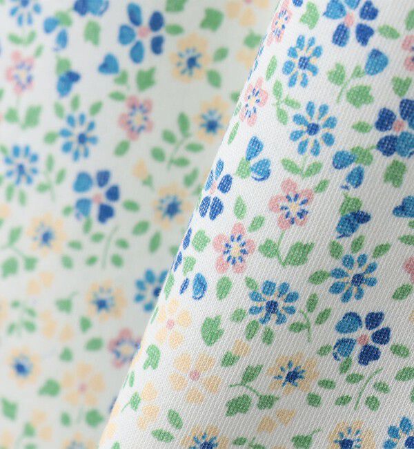 SHIPS KIDS「SHIPS KIDS:100～130cm / フラワー ポロシャツ ワンピース」|ワンピース|