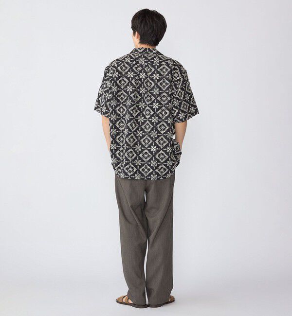 SHIPS「BENCH MARKING SHIRTS: エンブロイダリー オープンカラー シャツ」|シャツ・ブラウス|