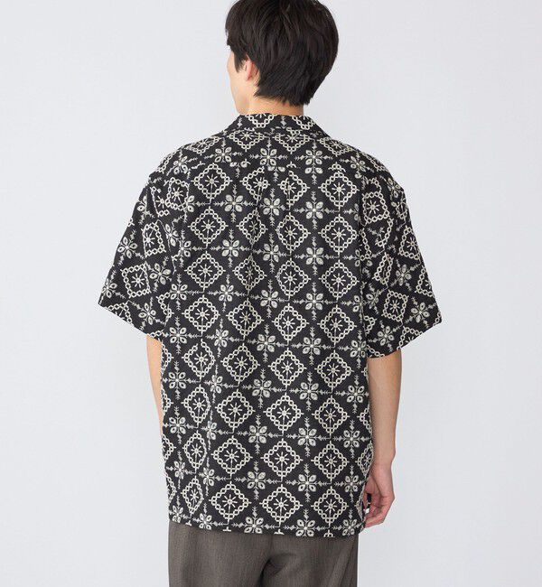 SHIPS「BENCH MARKING SHIRTS: エンブロイダリー オープンカラー シャツ」|シャツ・ブラウス|