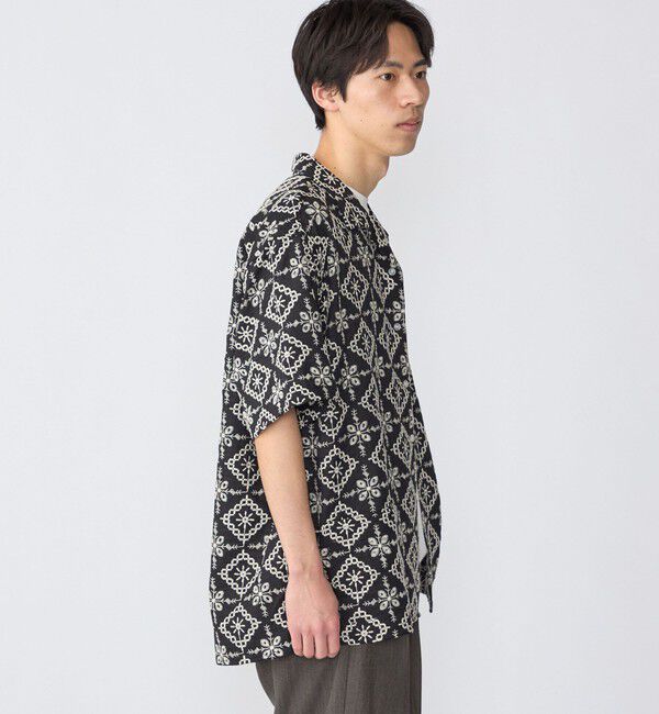 SHIPS「BENCH MARKING SHIRTS: エンブロイダリー オープンカラー シャツ」|シャツ・ブラウス|