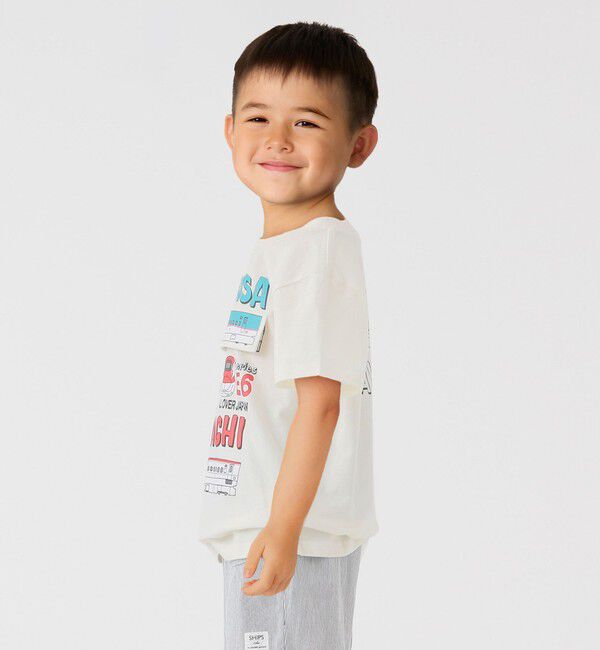 SHIPS Colors 「SHIPS Colors:90～130cm /〈洗濯機可能〉新幹線 プリント Tシャツ◇」|Tシャツ・カットソー|