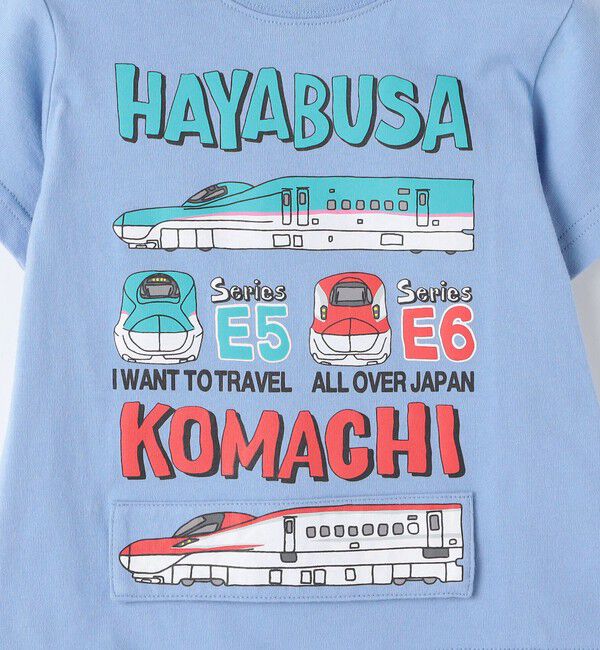 SHIPS Colors 「SHIPS Colors:90～130cm /〈洗濯機可能〉新幹線 プリント Tシャツ◇」|Tシャツ・カットソー|