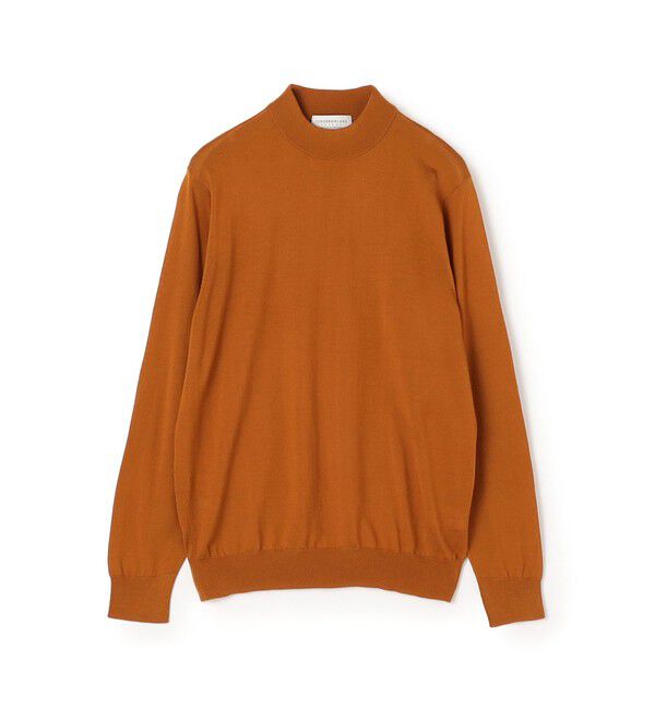 TOMORROWLAND MENS「TOMORROWLAND tricot スーパーファインメリノウール モックネックニット S-WOOL」|ニット・セーター|27 マスタード