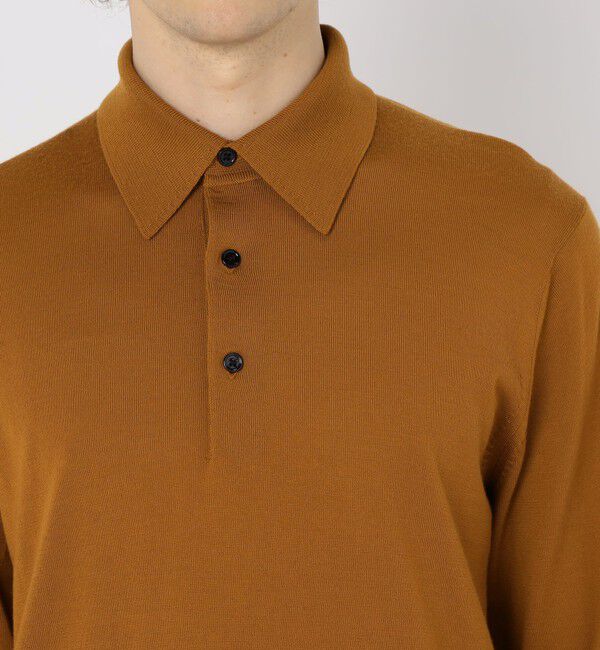 TOMORROWLAND MENS「TOMORROWLAND tricot スーパーファインメリノウール ニットポロ S-WOOL」|ポロシャツ|