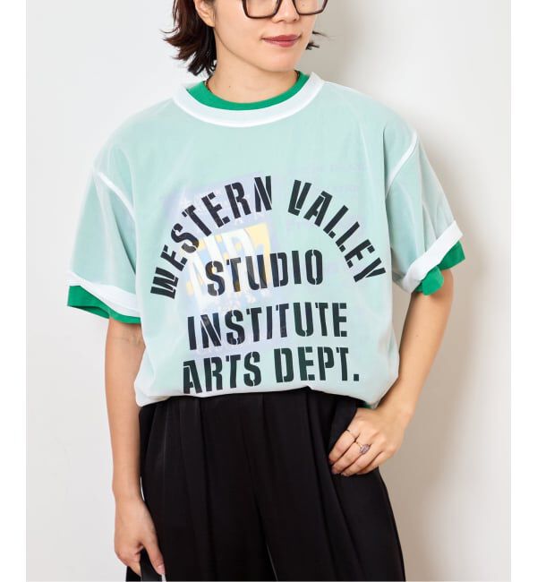  「SHEER LOGO TEE」|Tシャツ・カットソー|