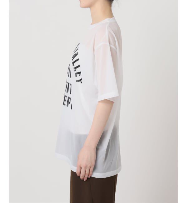  「SHEER LOGO TEE」|Tシャツ・カットソー|