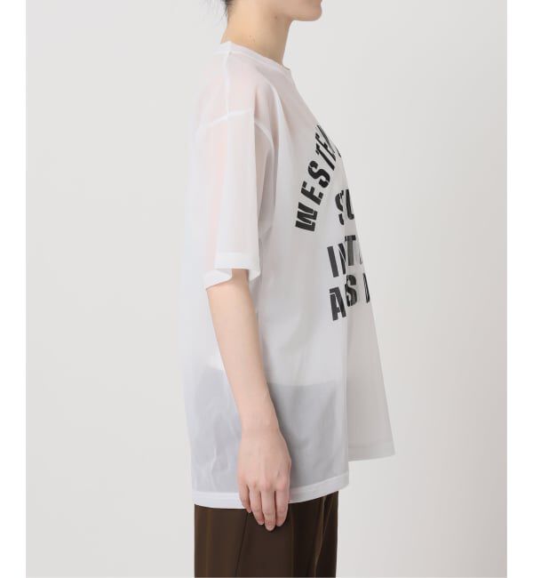  「SHEER LOGO TEE」|Tシャツ・カットソー|