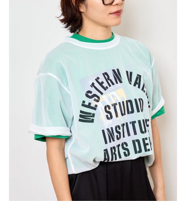  「SHEER LOGO TEE」|Tシャツ・カットソー|