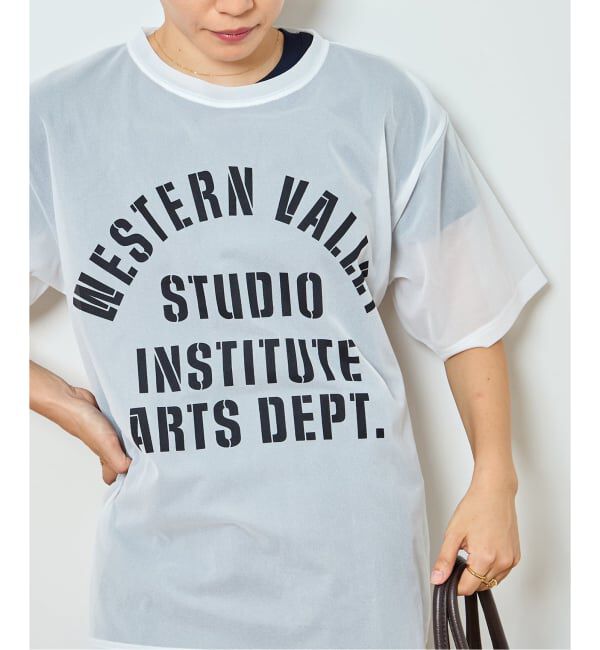  「SHEER LOGO TEE」|Tシャツ・カットソー|