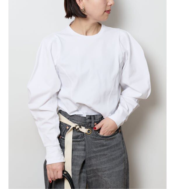  「タックデザインロングスリーブTEE」|Tシャツ・カットソー|