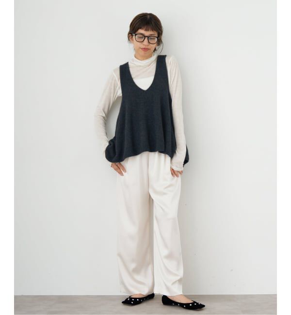 IENA「《追加》enrica/エンリカ FLARE KNIT TOP KNIT246」|ニット・セーター|