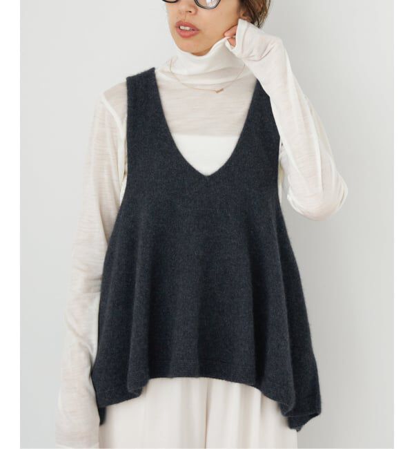 IENA「《追加》enrica/エンリカ FLARE KNIT TOP KNIT246」|ニット・セーター|