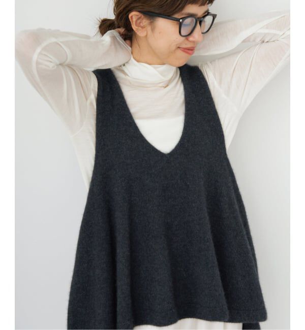 IENA「《追加》enrica/エンリカ FLARE KNIT TOP KNIT246」|ニット・セーター|