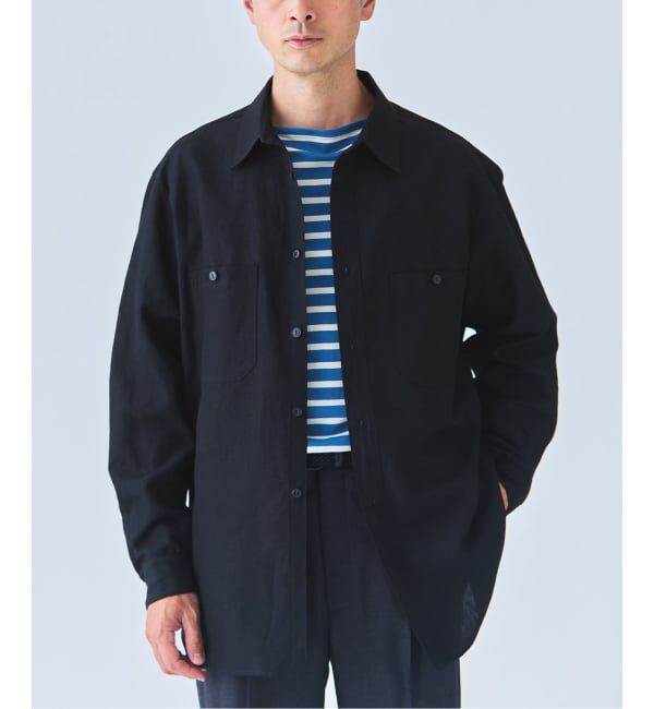 EDIFICE「ETS.MATERIAUX(マテリオ) US ネイビーシャツ」|シャツ・ブラウス|