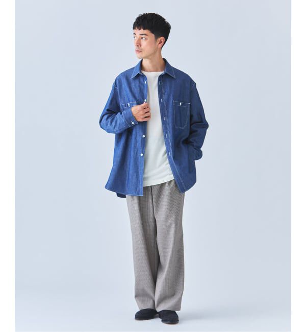 EDIFICE「ETS.MATERIAUX(マテリオ) US ネイビーシャツ」|シャツ・ブラウス|