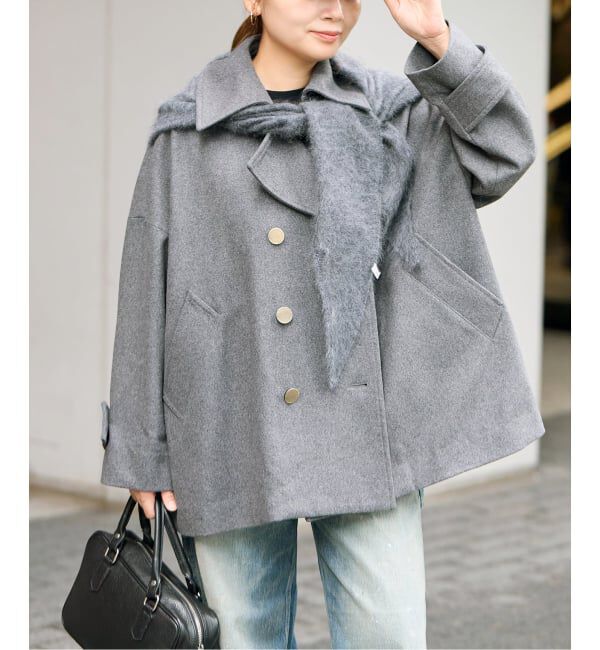JOURNAL STANDARD「《予約》別注【TRADITIONAL WEATHERWEAR】MALTON PEA COAT MIDDLE」|ピーコート|