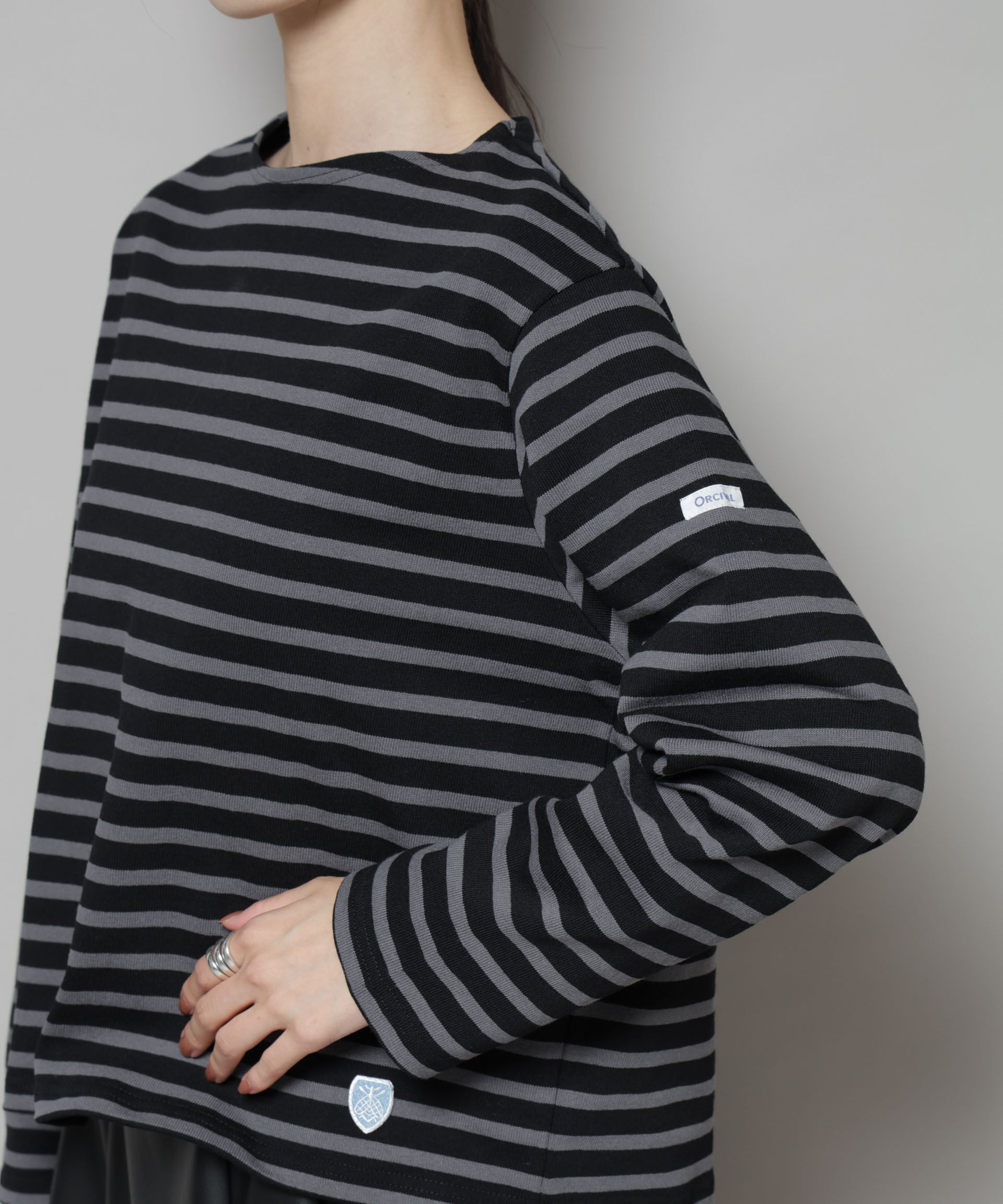 NANO universe「ORCIVAL/CREW NECK L/S P.O.」|Tシャツ・カットソー|