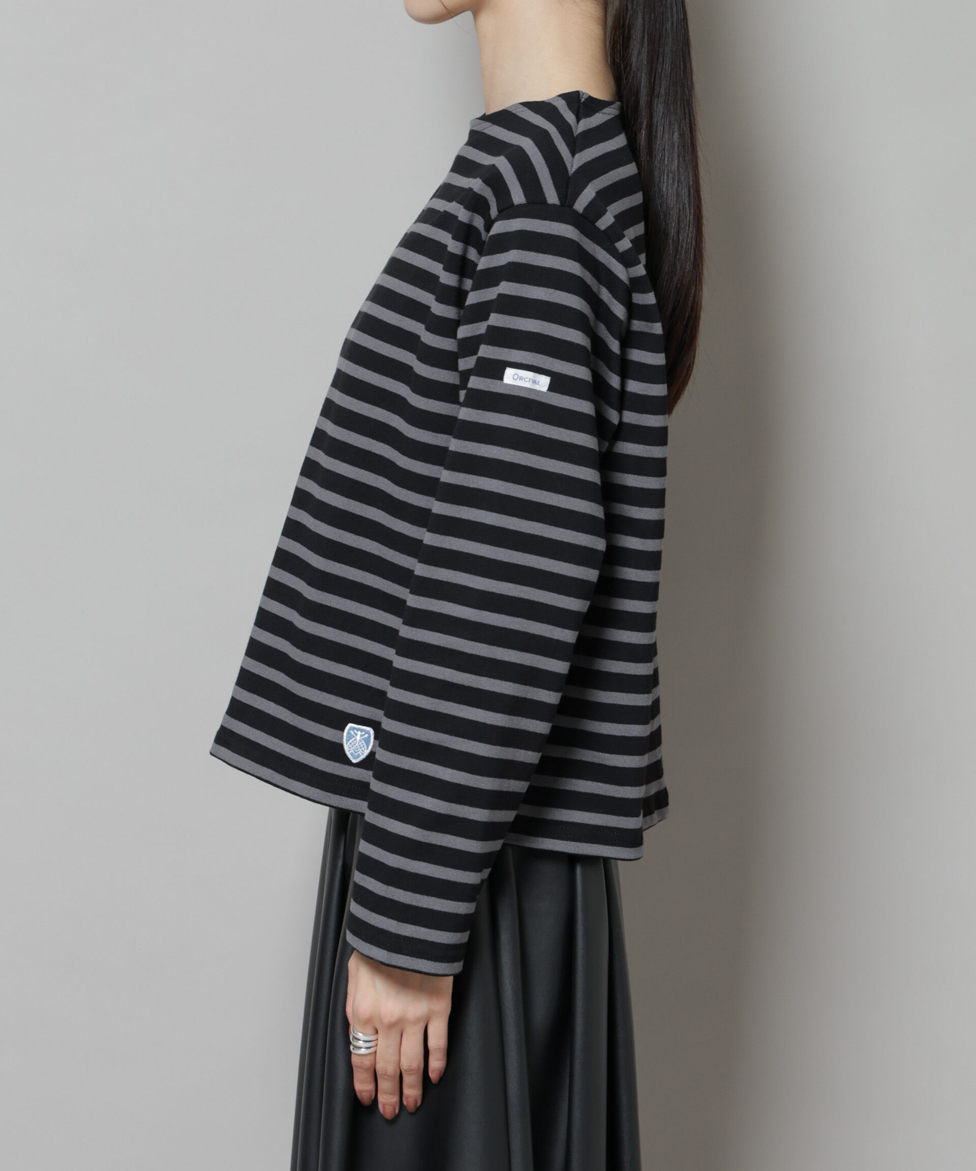 NANO universe「ORCIVAL/CREW NECK L/S P.O.」|Tシャツ・カットソー|