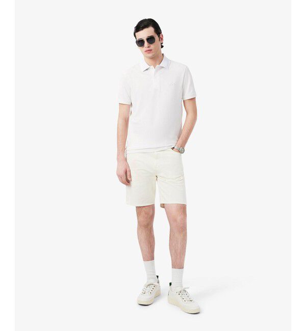 LACOSTE「ネームジャカードカラーポロシャツ」|ポロシャツ|