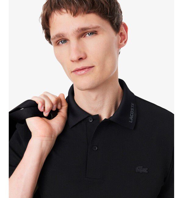 LACOSTE「ネームジャカードカラーポロシャツ」|ポロシャツ|