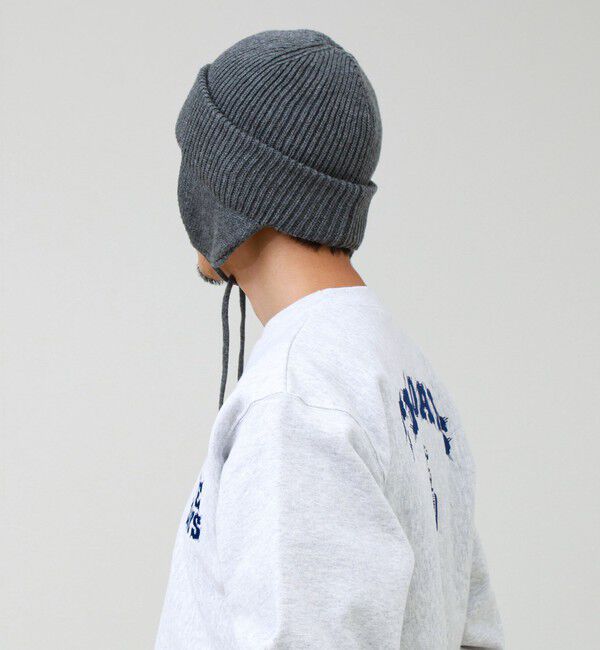 GLOSTER「【ユニセックス】イヤーカバー ニットワッチキャップ 耳あて付きニット帽」|ニット帽|