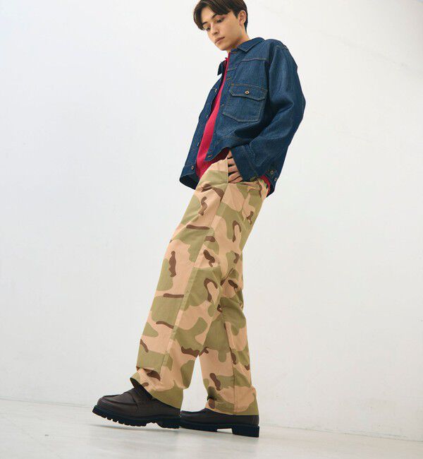 GLOSTER「【人気シリーズ/UNISEX/5色展開】GOODNESS イージーパンツ 無地/迷彩」|チノ|