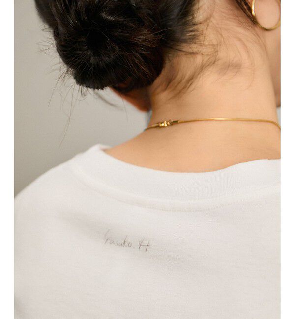 SALON adam et rope'「Yasuko Hirano / 平野泰子 ARTプリントノースリーブT」|タンクトップ|
