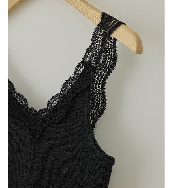 SALON adam et rope'「Hug Wool レースタンクトップ / イージーケア」|タンクトップ|