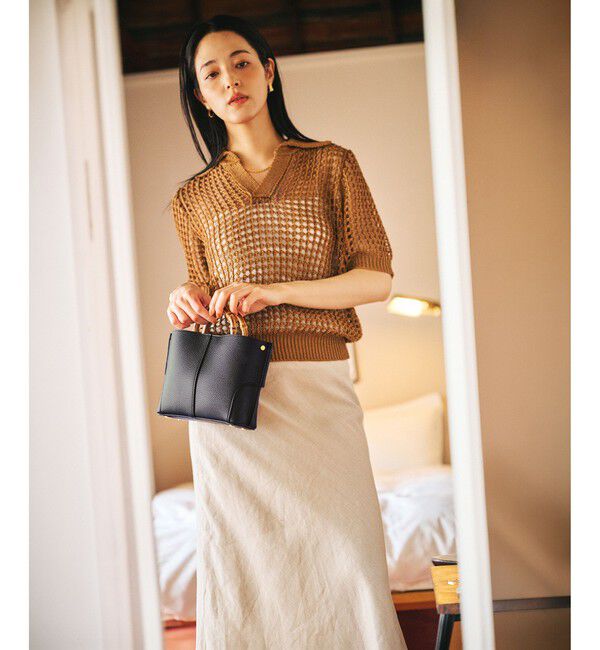 E'POR「【E'POR】BAMBOO BAG Mini/超軽量・26SSS新色追加」|ハンドバッグ|