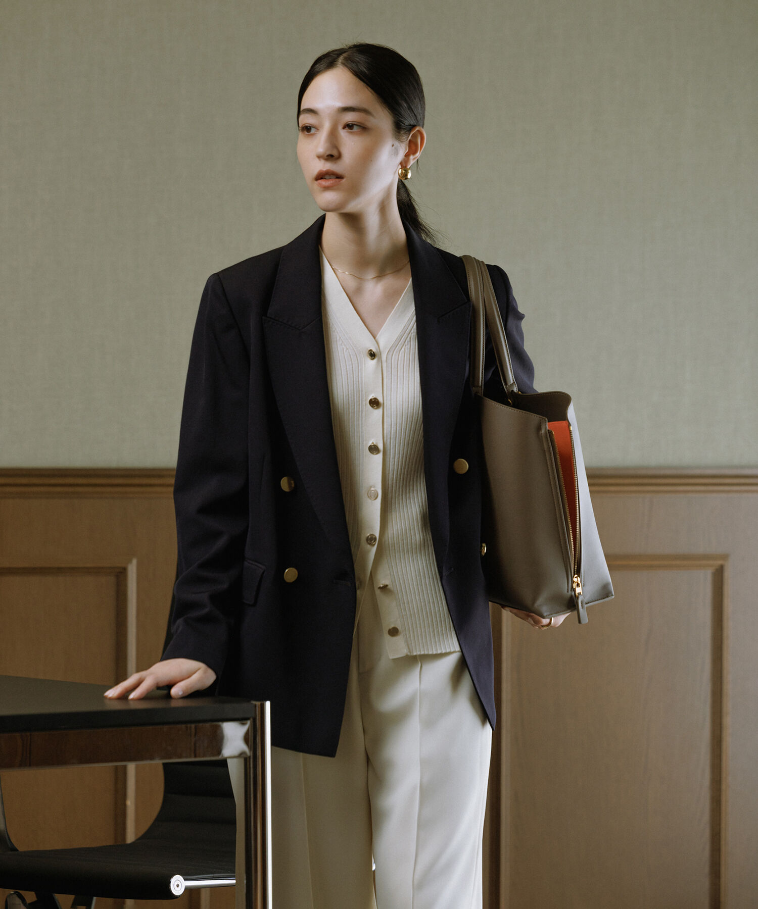 E'POR「【E'POR】【WEB限定】Y BAG Medium+/A4対応・通勤・26SS」|トートバッグ|