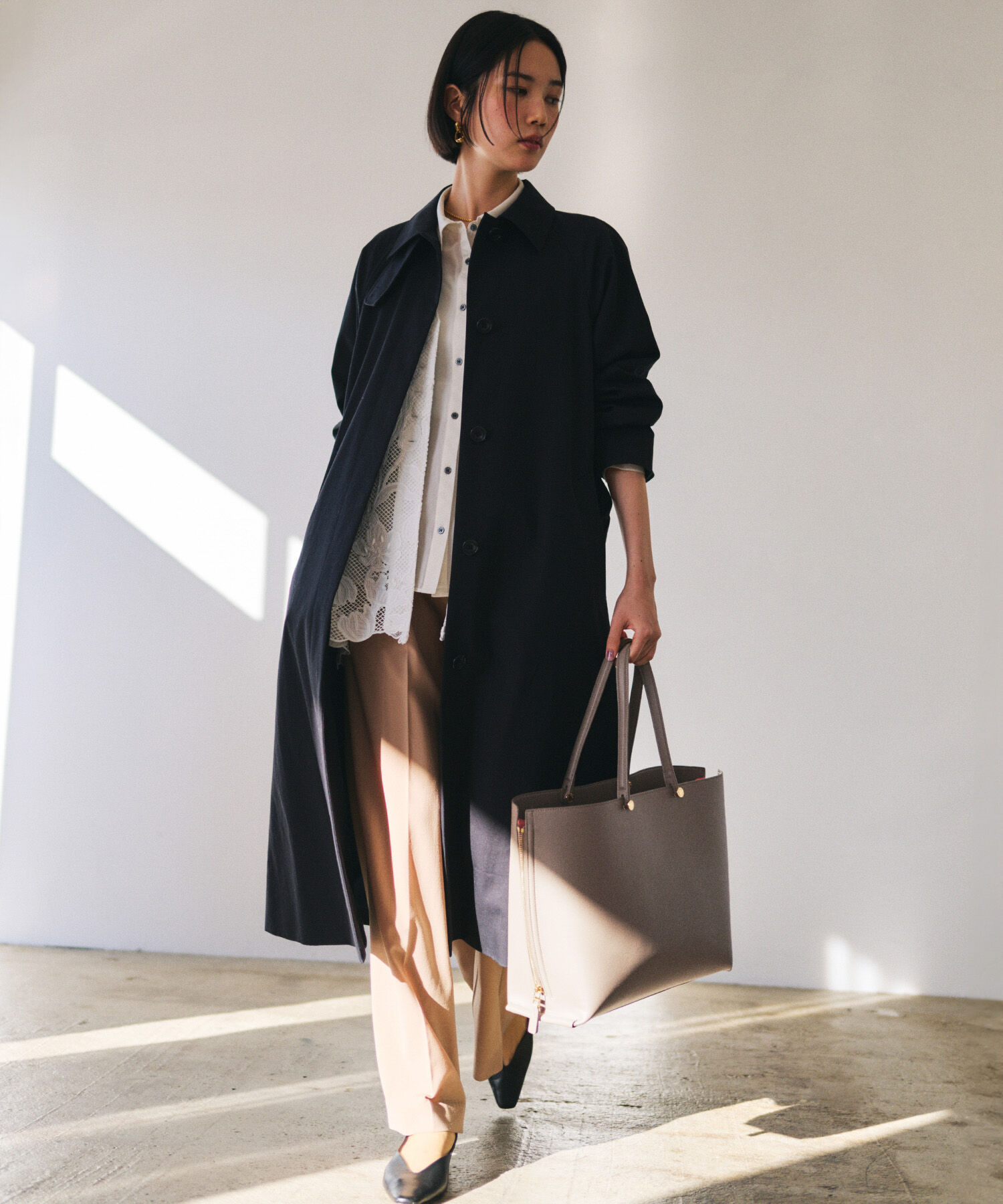 E'POR「【E'POR】Y BAG Wide/A4対応・通勤・26SS」|トートバッグ|