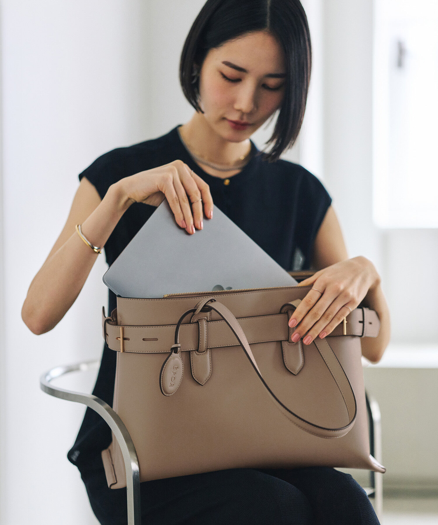 E'POR「【E'POR】A BAG Large/A4対応・通勤」|トートバッグ|